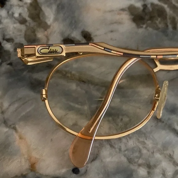 Cazal vintage gold eyeglasses